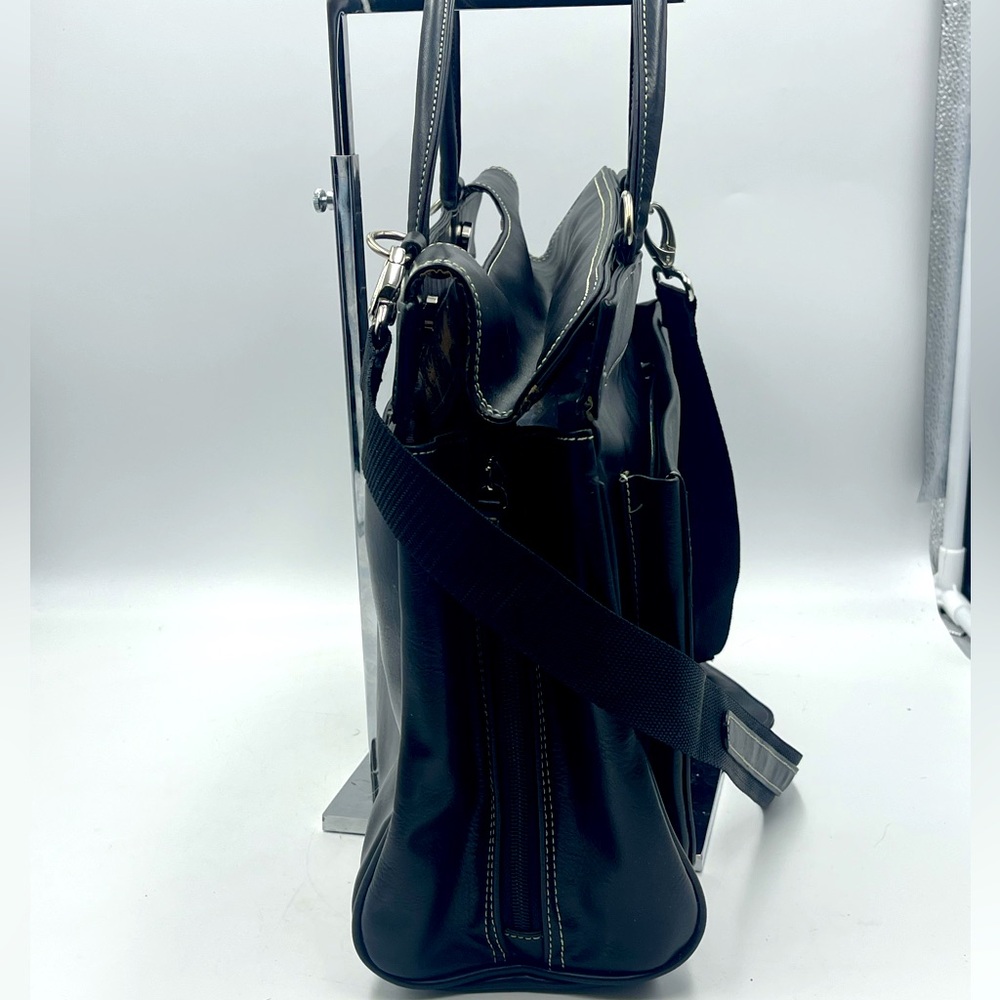 Vintage Bellerose Expandable Satchel Messenger Briefcase Cross-Body Bag w/ Strap - Picture 6 of 16